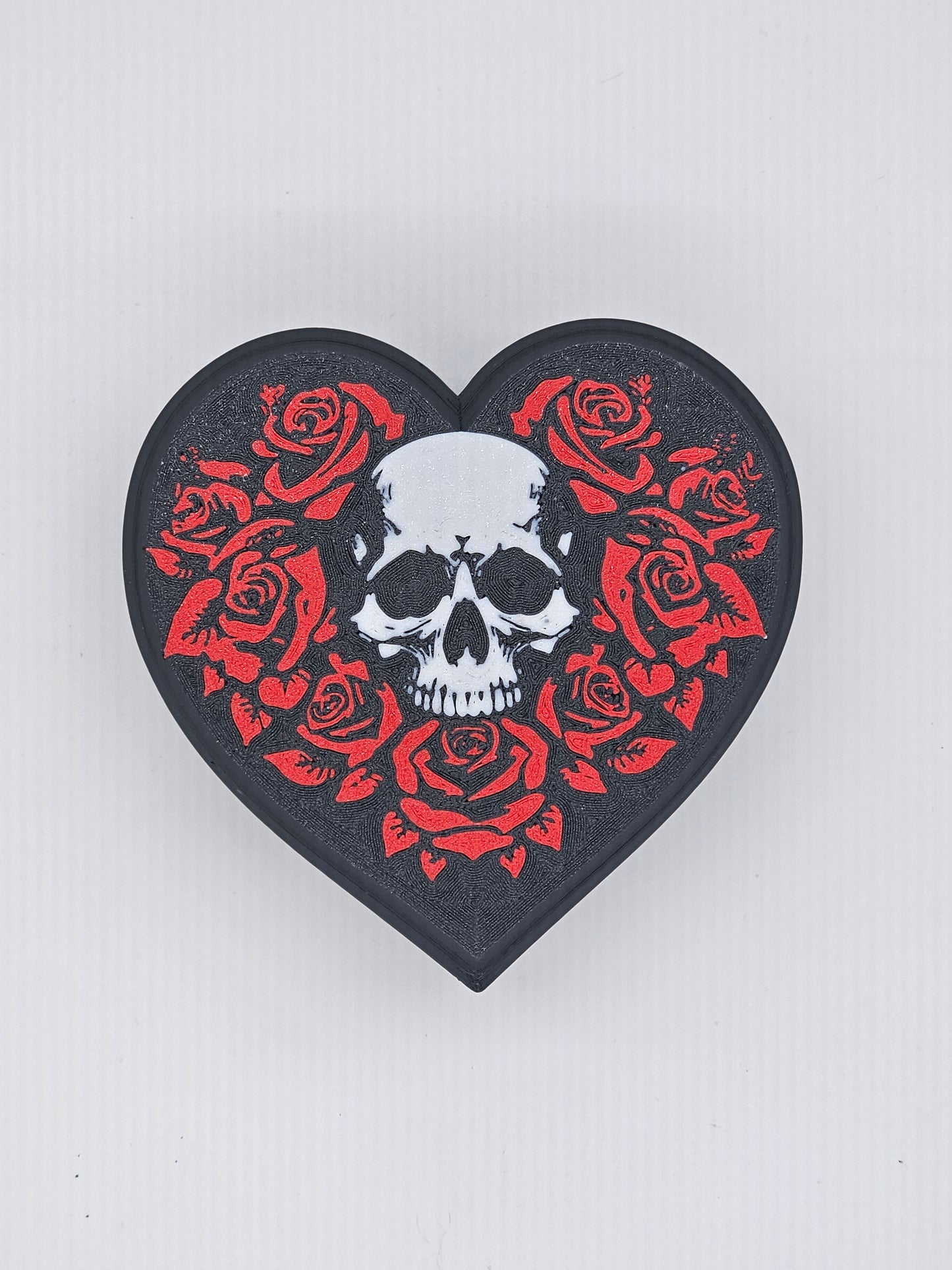 Heart Shaped Skull Box