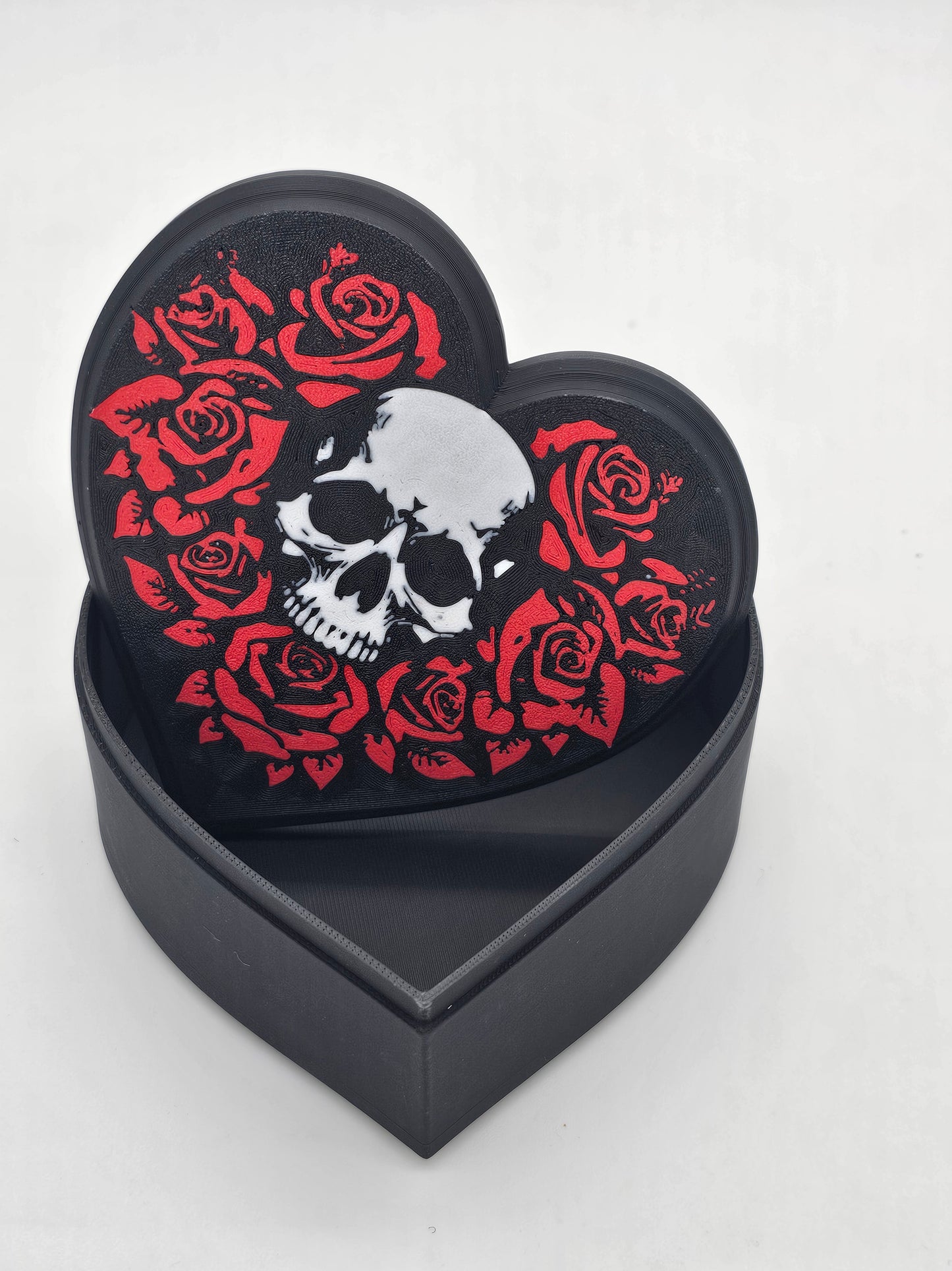 Heart Shaped Skull Box