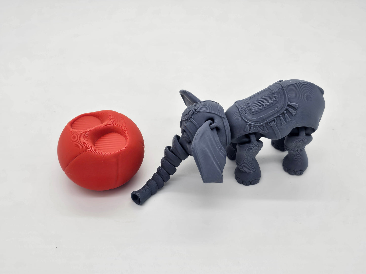 Elephant with balance ball