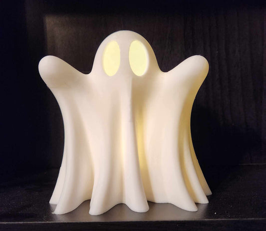 Spooky Ghost - LED Tea Light Holder - Halloween